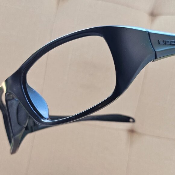 Liberty Sport Men Eyeglasses Sunglasses Frame Black ROADSTER Wrap Eye Wear - Picture 3 of 12